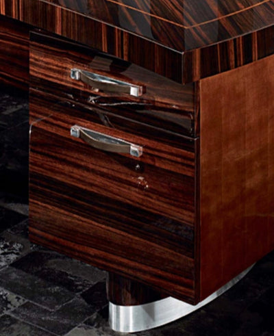 Giorgio Executive Desk Macassar Ebony