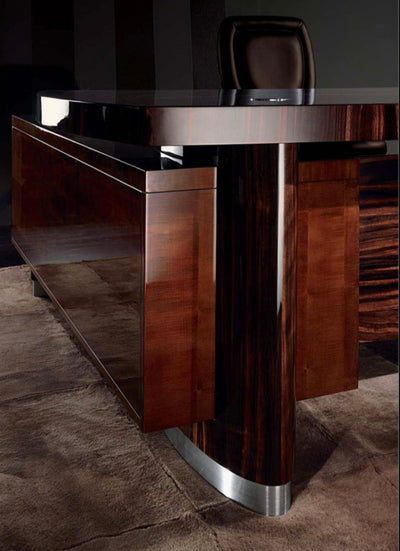 Giorgio Executive Desk Macassar Ebony