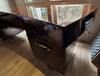 Giorgio Executive Desk Macassar Ebony