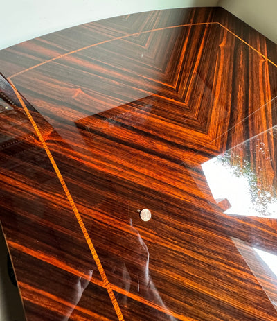 Giorgio Executive Desk Macassar Ebony