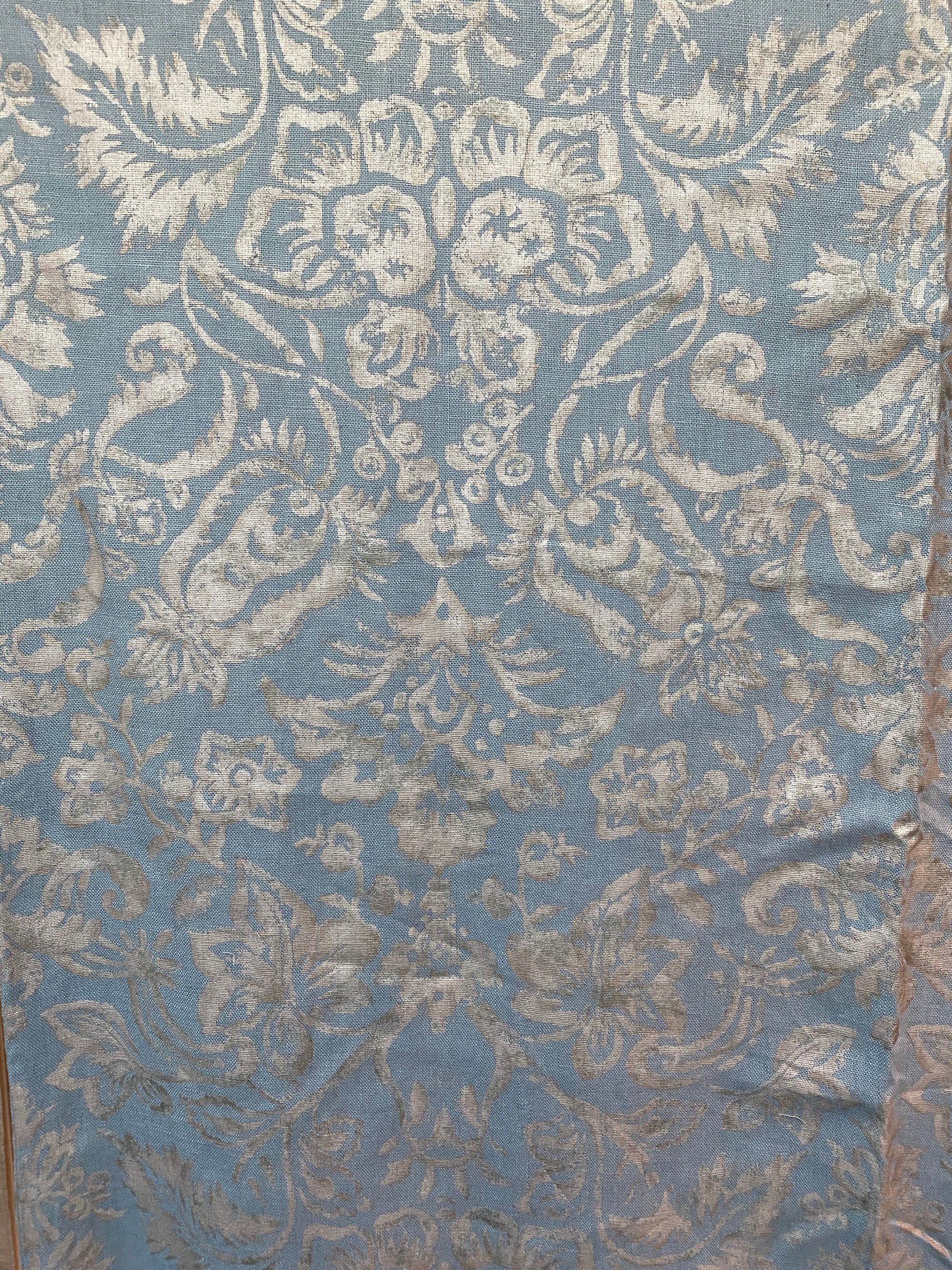 Scalamandre' Mansfield Damask Color Bluestone