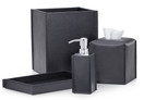 Bathroom Collection Piega Lychee Black