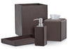 Bathroom Collection Saffiano Brown