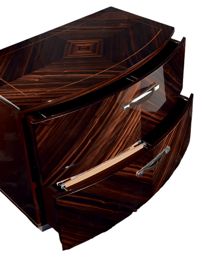 Giorgio Macassar Ebony Lateral File Unit