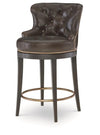 Swivel Barstool Tufted Back