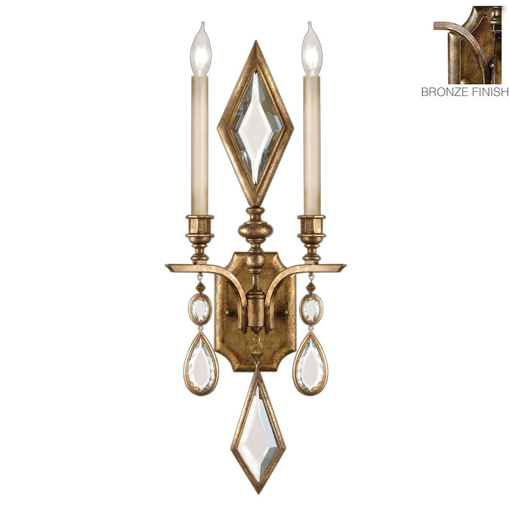 Encased Gems Sconce 718150-3ST