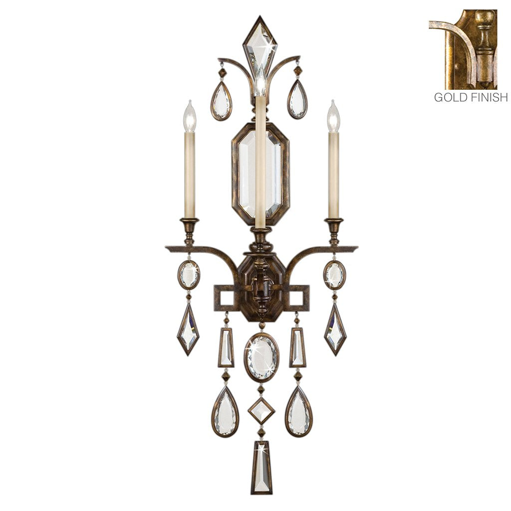 Encased Gems Sconce 727050-3ST