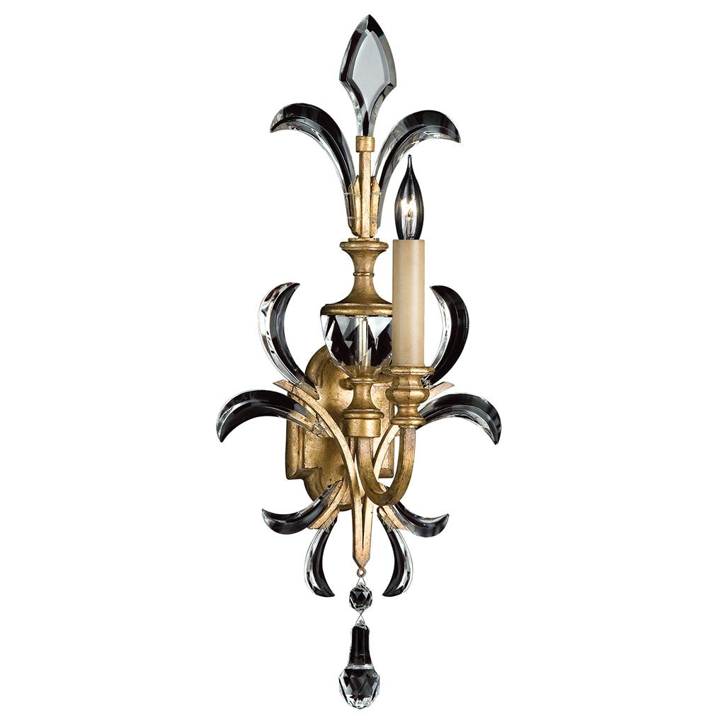 Beveled Arcs Gold Sconce 760450ST