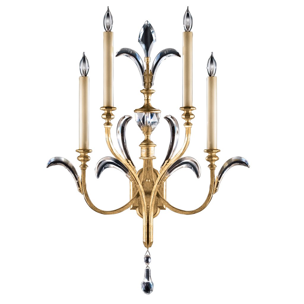 Beveled Arcs Gold Sconce 762550ST