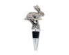 Pewter Jumping Hare Bottle Stopper